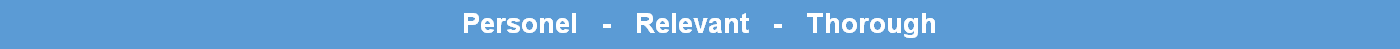 Personel   -   Relevant   -   Thorough